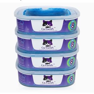 Litter Genie compatible 4 Pack refill cat litter disposal bags